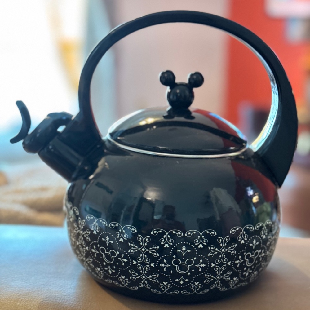 Black Mickey Mouse Teapot